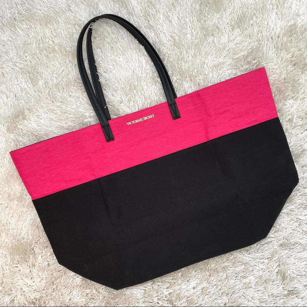 VS Black & Pink Large Overnight Weekend Beach Bag